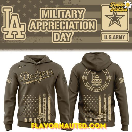 Los Angeles Dodgers Baseball Military Appreciation Day Special Hoodie