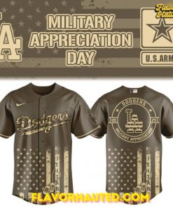 Los Angeles Dodgers Baseball Military Appreciation Day Special Jersey