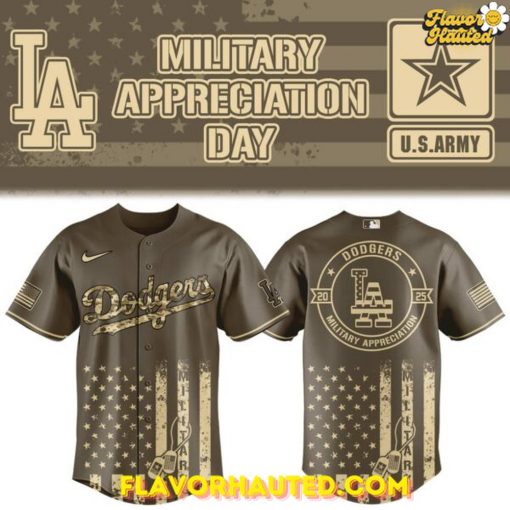 Los Angeles Dodgers Baseball Military Appreciation Day Special Jersey