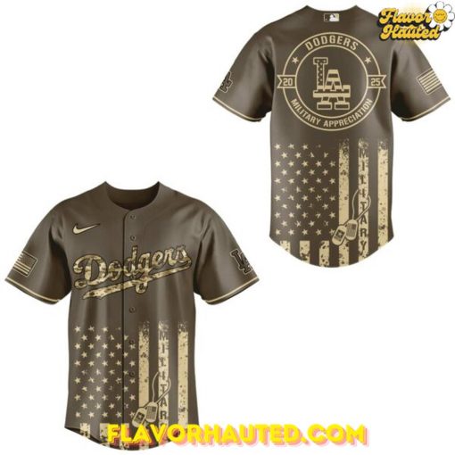 Los Angeles Dodgers Baseball Military Appreciation Day Special Jersey