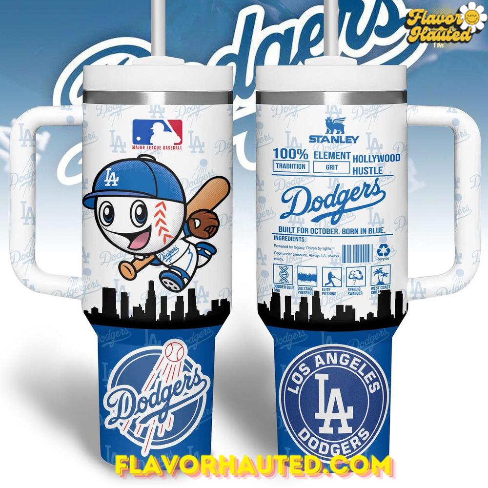 Los Angeles Dodgers Built for October Limited Edition Stanley Tumbler 40oz Los Angeles Dodgers Built for October Limited Edition Stanley Tumbler 40oz
