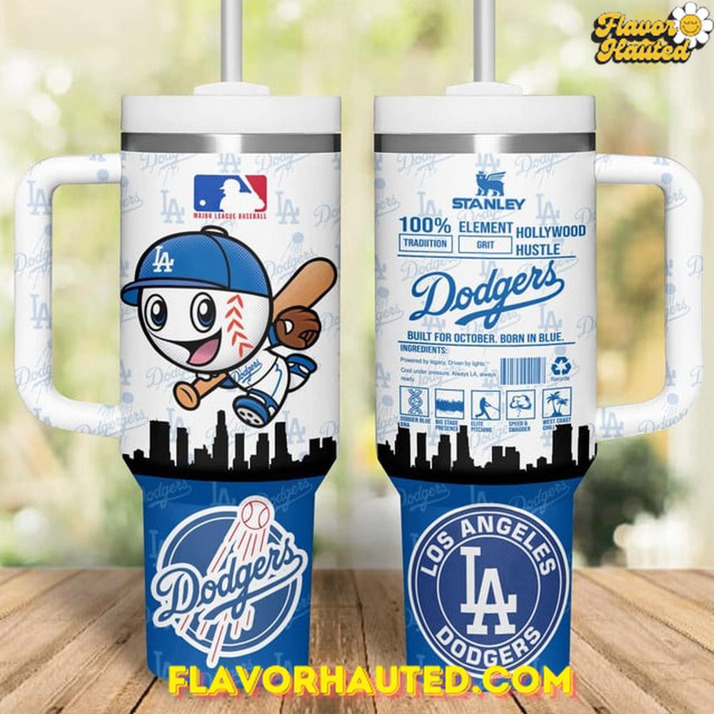 Los Angeles Dodgers Built for October Limited Edition Stanley Tumbler 40oz Los Angeles Dodgers Built for October Limited Edition Stanley Tumbler 40oz
