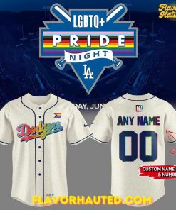 Los Angeles Dodgers LGBTQ+ Pride Night 2025 Special Jersey 4