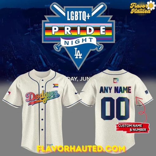 Los Angeles Dodgers LGBTQ+ Pride Night 2025 Special Jersey