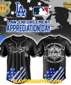 Los Angeles Dodgers Law Enforcement Appreciation Day Limited Baseball Jersey