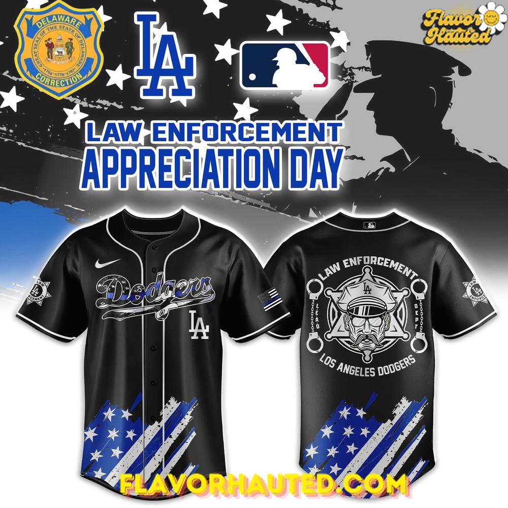 Los Angeles Dodgers Law Enforcement Appreciation Day Limited Baseball Jersey Los Angeles Dodgers Law Enforcement Appreciation Day Limited Baseball Jersey
