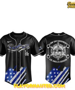 Los Angeles Dodgers Law Enforcement Appreciation Day Limited Baseball Jersey