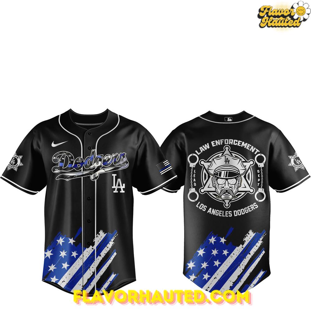 Los Angeles Dodgers Law Enforcement Appreciation Day Limited Baseball Jersey Los Angeles Dodgers Law Enforcement Appreciation Day Limited Baseball Jersey