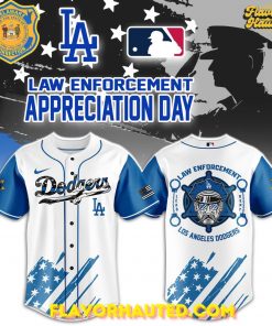 Los Angeles Dodgers Law Enforcement Appreciation Day Special Baseball Jersey