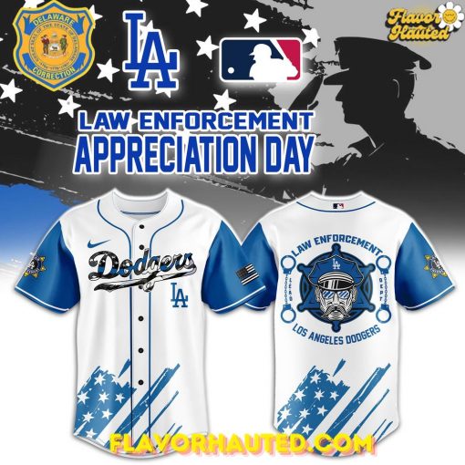 Los Angeles Dodgers Law Enforcement Appreciation Day Special Baseball Jersey