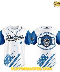 Los Angeles Dodgers Law Enforcement Appreciation Day Special Baseball Jersey