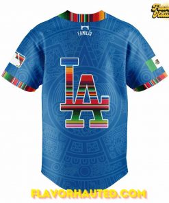 Los Angeles Dodgers Mexican Heritage Night Baseball Jersey 3