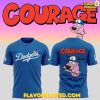 Los Angeles Dodgers x Courage Dog 2025 Special Blue T-Shirt