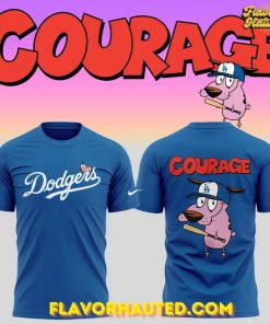 Los Angeles Dodgers x Courage Dog 2025 Special Blue T-Shirt