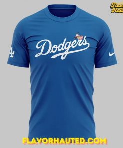 Los Angeles Dodgers x Courage Dog 2025 Special Blue T-Shirt
