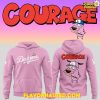 Los Angeles Dodgers x Courage the Cowardly Dog 2025 Special Pink Hoodie