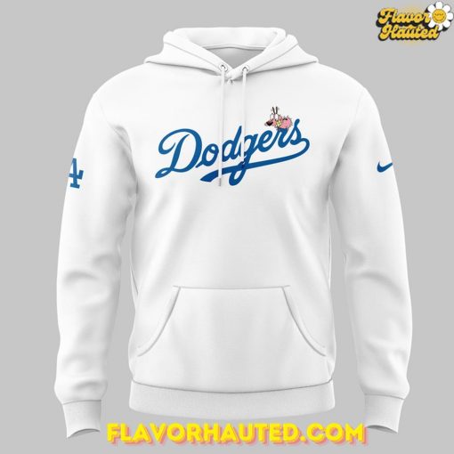 Los Angeles Dodgers x Courage the Cowardly Dog 2025 Special White Hoodie
