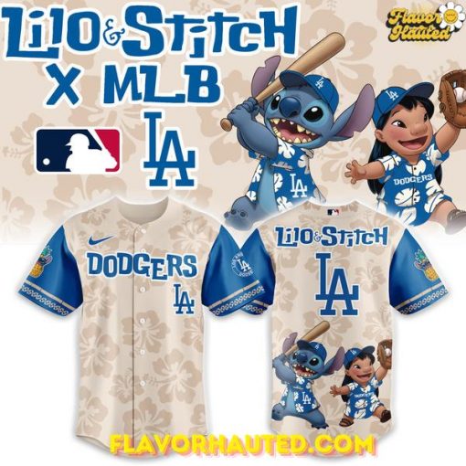 Los Angeles Dodgers x Lilo & Stitch 2025 Special Baseball Jersey
