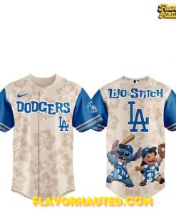 Los Angeles Dodgers x Lilo & Stitch 2025 Special Baseball Jersey