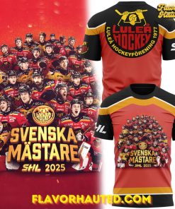 Luleå Hockey SHL 2025 Champions Celebration Limited Edition T-Shirt