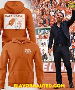 “Merci Rafa” Rafael Nadal Roland Garros Tribute Signature Hoodie