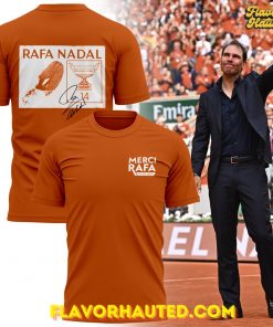 ‘Merci Rafa’ Rafael Nadal Roland Garros Tribute Signature T-Shirt