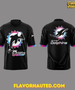 Miami Dolphins NFL Vice City Black Special Football Jersey