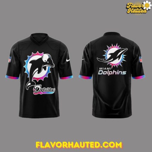 Miami Dolphins NFL Vice City Black Special Football Jersey