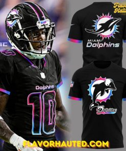 Miami Dolphins NFL Vice City Black Special T-Shirt