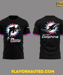 Miami Dolphins NFL Vice City Black Special T-Shirt