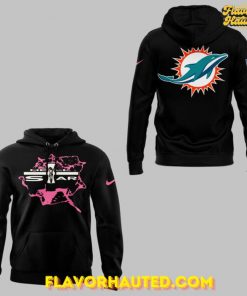 Miami Dolphins NFL x Hell Star Limited Edition Black Hoodie