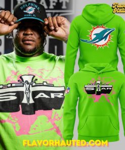 Miami Dolphins NFL x Hell Star Limited Edition Green Hoodie