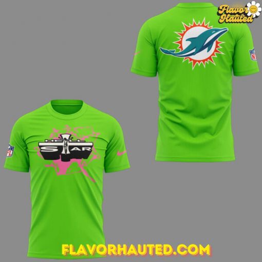 Miami Dolphins NFL x Hell Star Limited Edition Green T-Shirt