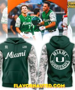 Miami Hurricanes 2025 Armed Forces Day Special Hoodie