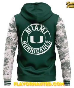 Miami Hurricanes 2025 Armed Forces Day Special Hoodie 2