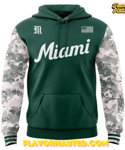 Miami Hurricanes 2025 Armed Forces Day Special Hoodie