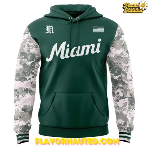 Miami Hurricanes 2025 Armed Forces Day Special Hoodie