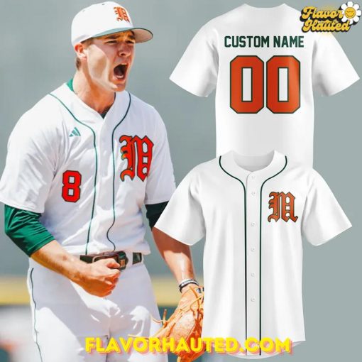 Miami Hurricanes 2025 Custom Limited Edition Baseball Jersey