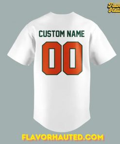 Miami Hurricanes 2025 Custom Limited Edition Baseball Jersey 3