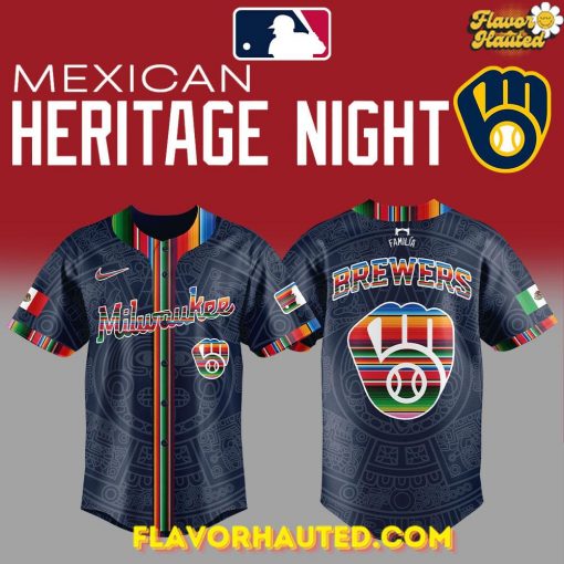 Milwaukee Brewers 2025 Mexican Heritage Night Special Jersey