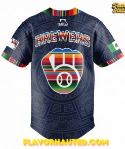 Milwaukee Brewers 2025 Mexican Heritage Night Special Jersey 3