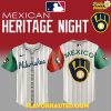 Milwaukee Brewers 2025 Mexican Heritage Night Striped Special Jersey