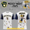 Milwaukee Brewers x Mickey Mouse Night 2025 Limited T-Shirt
