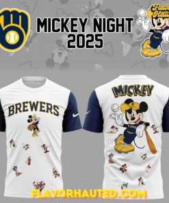 Milwaukee Brewers x Mickey Mouse Night 2025 Limited T-Shirt