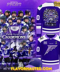 Minnesota Frost Walter Cup Championship 2025 Hockey Jersey