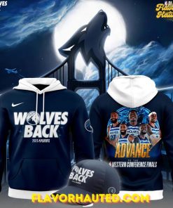 Minnesota Timberwolves 2025 Playoffs Advance Western Conference Finals Hoodie