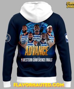 Minnesota Timberwolves 2025 Playoffs Advance Western Conference Finals Hoodie 3