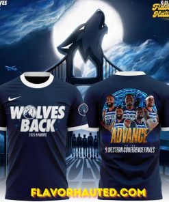 Minnesota Timberwolves 2025 Playoffs Advance Western Conference Finals T-Shirt