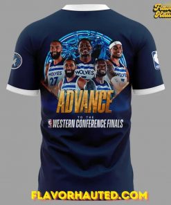 Minnesota Timberwolves 2025 Playoffs Advance Western Conference Finals T Shirt 3