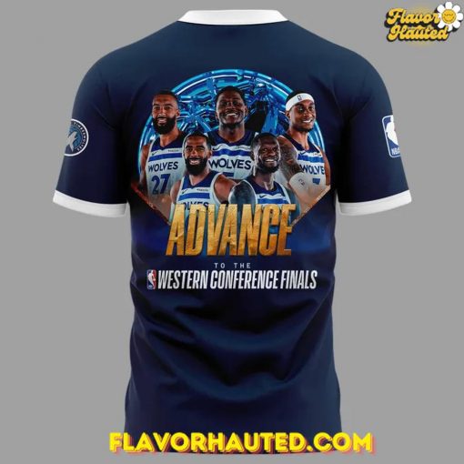 Minnesota Timberwolves 2025 Playoffs Advance Western Conference Finals T-Shirt